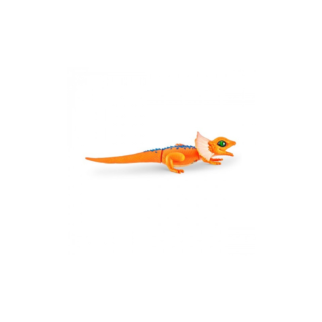 Інтерактивна іграшка Pets & Robo Alive Помаранчева плащеносна ящірка (7149-2) зображення 3