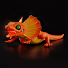 Інтерактивна іграшка Pets & Robo Alive Помаранчева плащеносна ящірка (7149-2) зображення 4