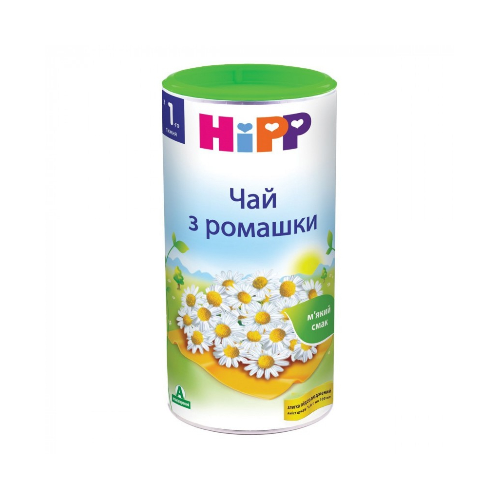 Дитячий чай HiPP з ромашкой, від 0 міс. 200 гр (9062300103813)