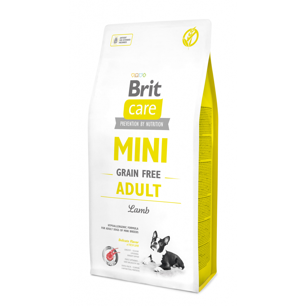 Сухий корм для собак Brit Care GF Mini Adult Lamb 400 г (8595602520114)