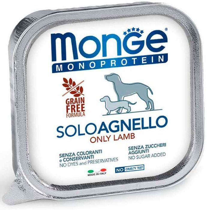 Консервы для собак Monge Dog Solo 100% ягненка 150 г (8009470014151)