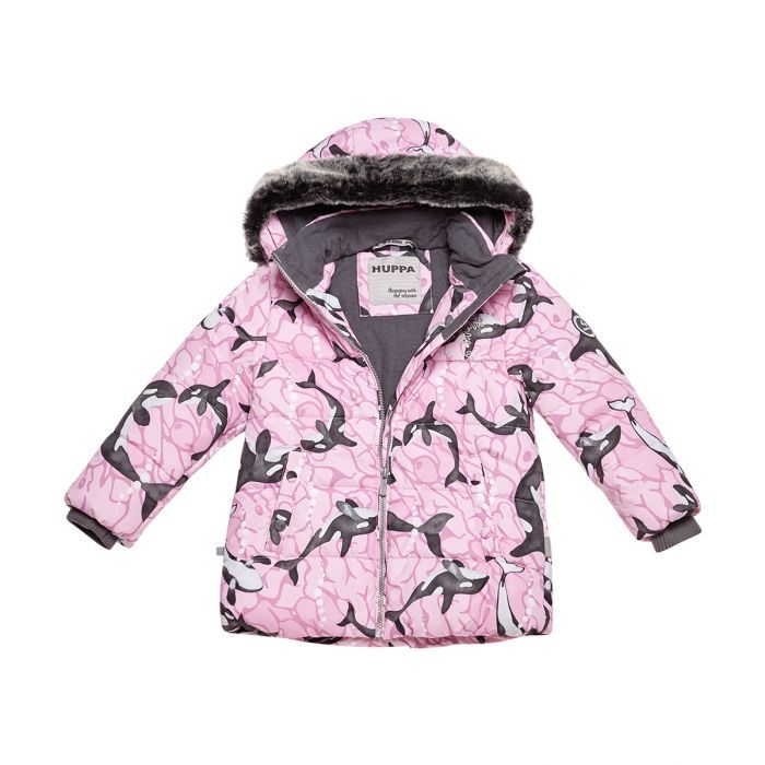 Куртка детская Huppa MELINDA 18220030 cветло-розовый с принтом 80 (4741468974651) изображение 3
