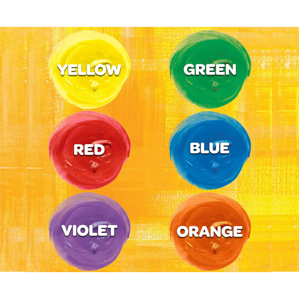Гуашевые краски Crayola Classic washable 6 шт (54-1204) изображение 4