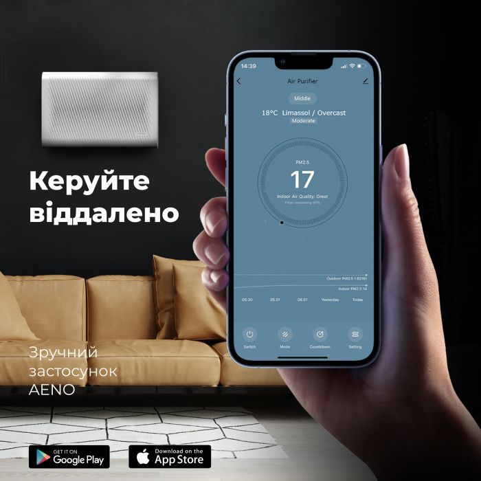 Очисник повітря AENO AP2S (AAP0002S) зображення 9