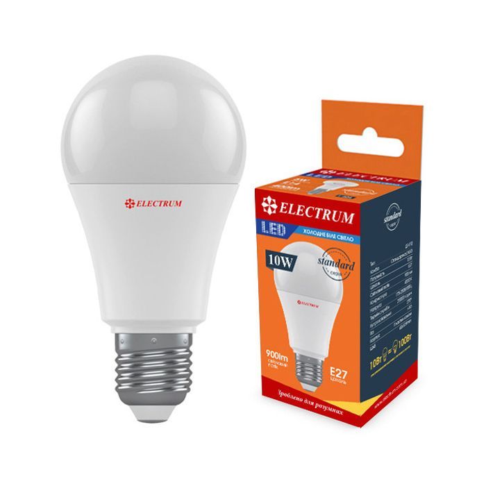 Лампочка Electrum A60 10W PA LS-V10 E27 4000K (A-LS-1520)