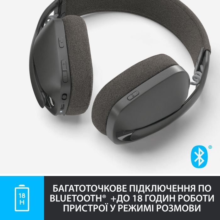 Наушники Logitech Zone Vibe 100 Wireless Off-White (981-001219) изображение 5