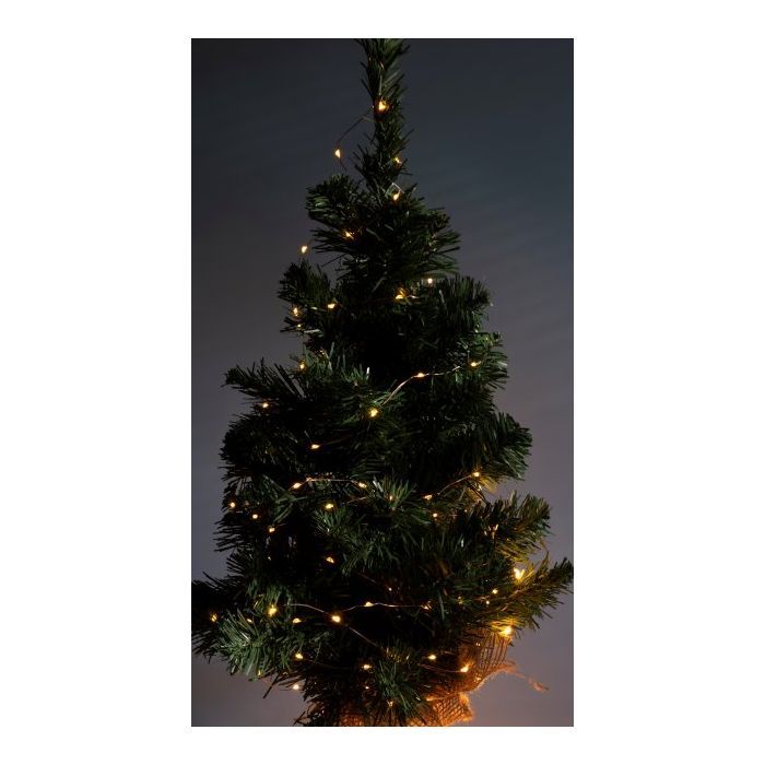 Гирлянда Luca Lighting Струна черная 18 м теплый белый (8718861853162) изображение 3