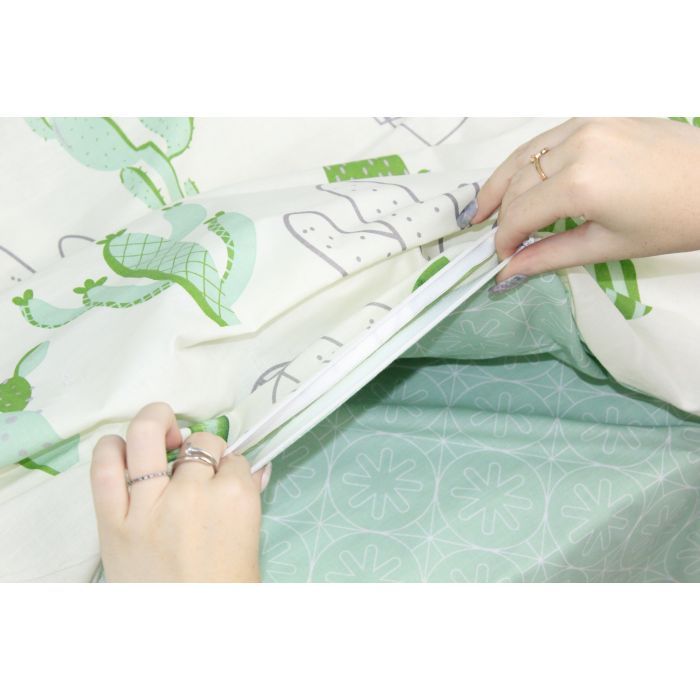 Постельное белье MirSon Бязь Premium 19-2508 Sabbia 110х140 (2200001162396) изображение 5