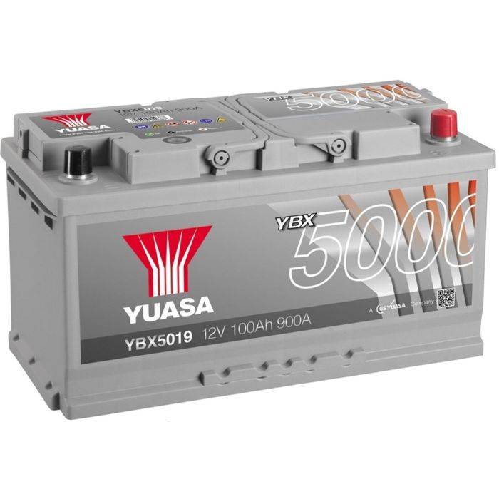 Аккумулятор автомобильный Yuasa 12V 100Ah Silver High Performance Battery (YBX5019)