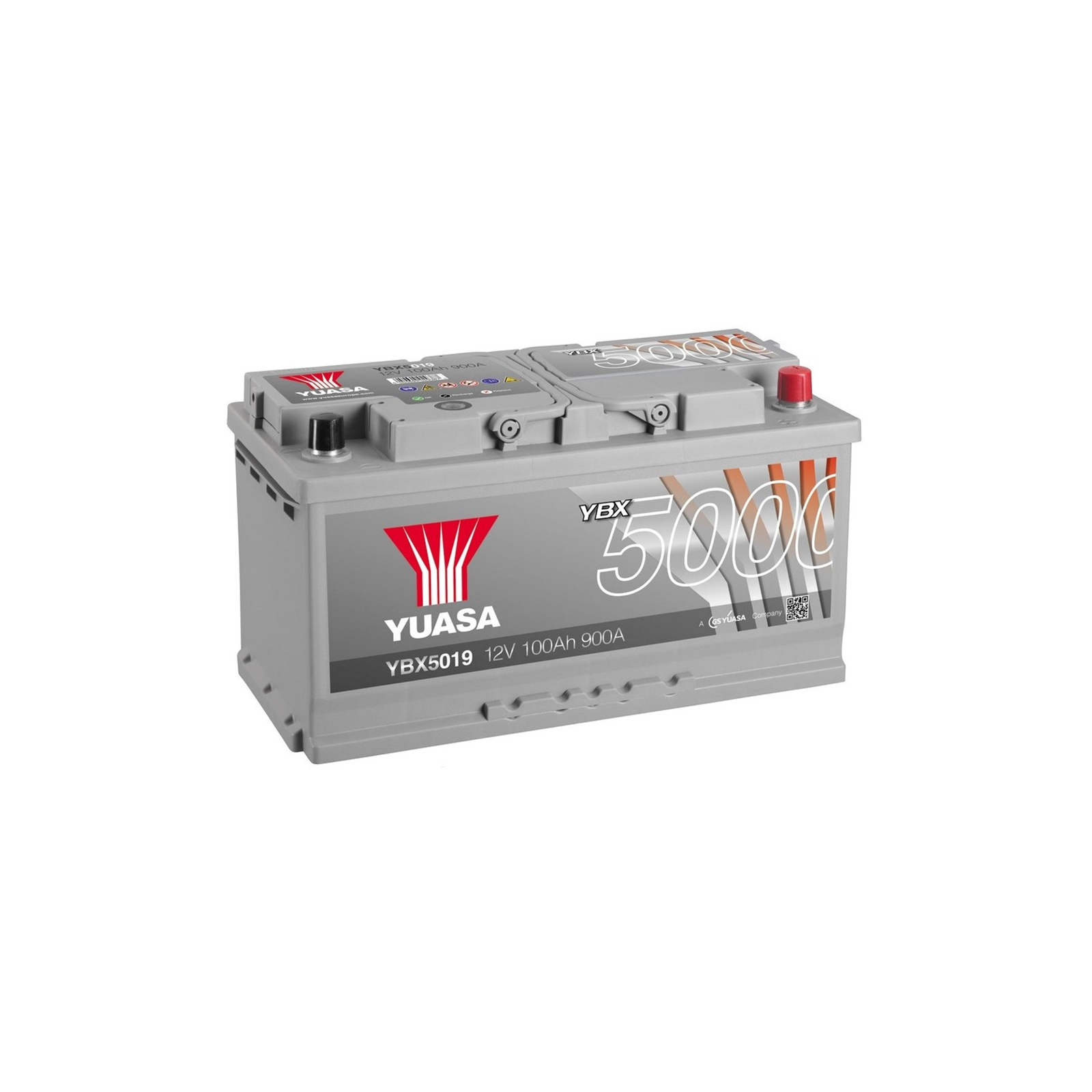 Акумулятор автомобільний Yuasa 12V 100Ah Silver High Performance Battery (YBX5019)