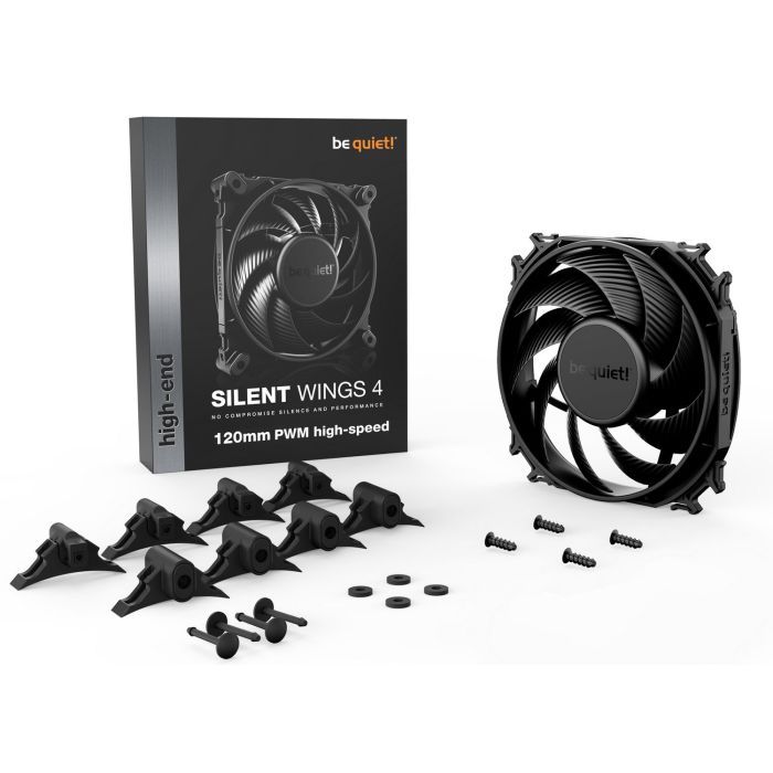 Кулер для корпуса Be quiet! Silent Wings 4 120mm PWM high-speed (BL094) изображение 4