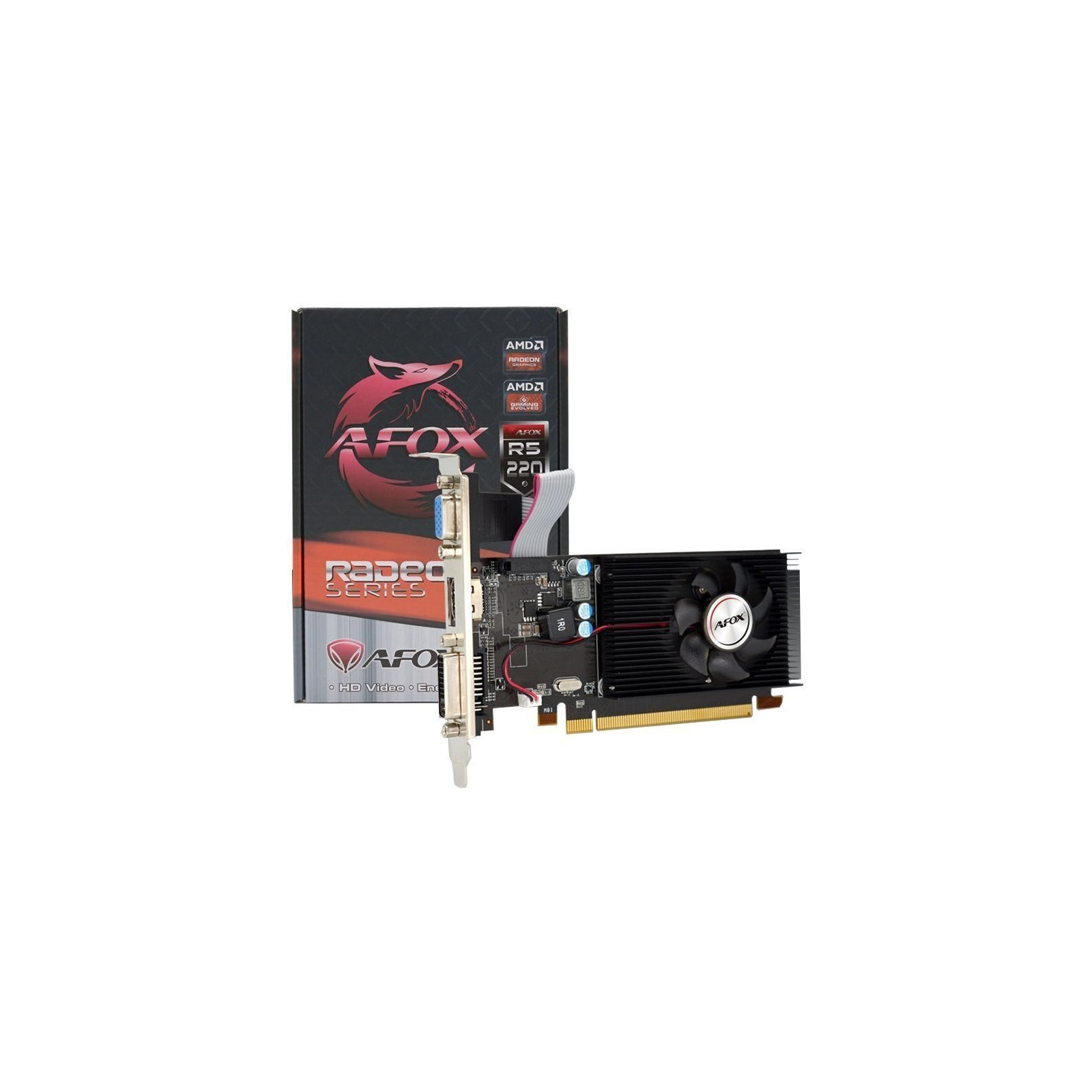 Видеокарта Radeon R5 220 1024Mb Afox (AFR5220-1024D3L5) изображение 2