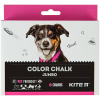 Крейда Kite кольорова Jumbo Dogs, 6 кольорів (K22-073)