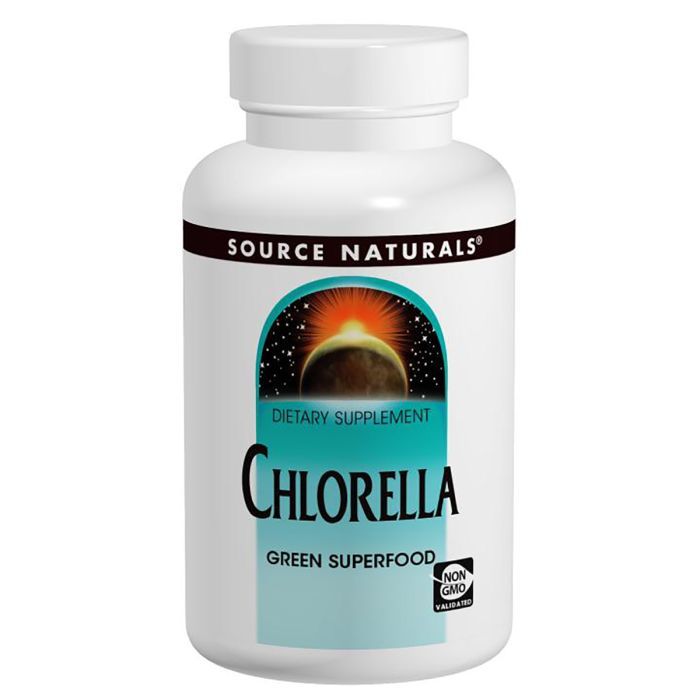 Витаминно-минеральный комплекс Source Naturals Хлорелла 500мг, 100 таблеток (SN0675)