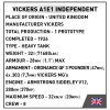 Конструктор Cobi Перша Світова Війна Танк Віккерс A1E1 Незалежний, 886 деталей (COBI-2990) зображення 3