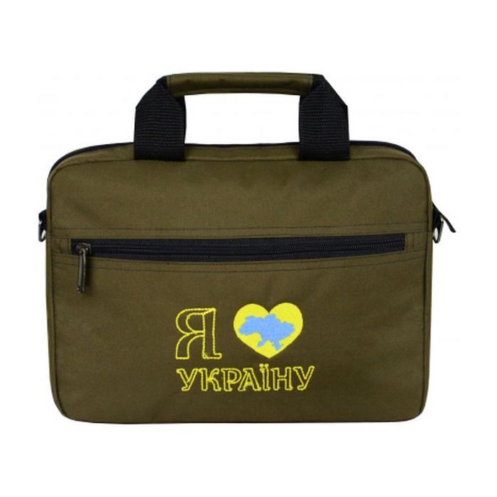 Сумка для ноутбука Porto 12'' PN12 LoveUkraine Black (PN12BK_LoveUkr)