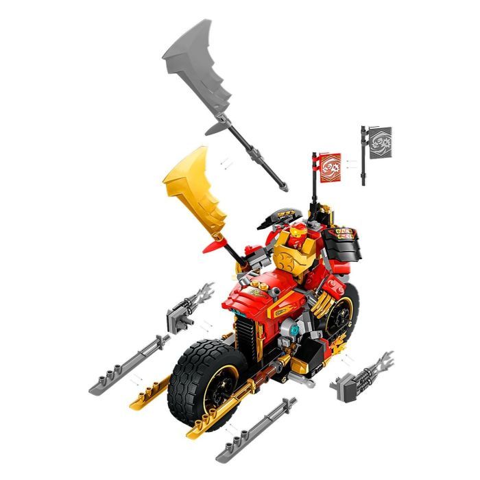 Конструктор LEGO Ninjago Робот-всадник Кая EVO 312 деталей (71783) изображение 4