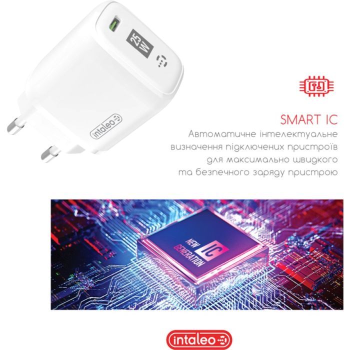 Зарядное устройство Intaleo TCGQPD125 1хType-C 3A/25W QC/PD3.0 (1283126538827) изображение 3
