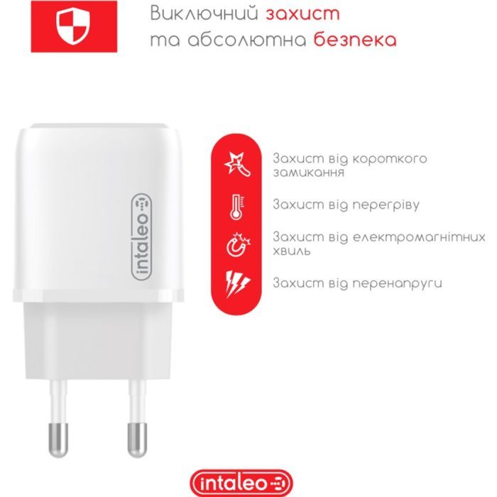 Зарядное устройство Intaleo TCGQPD125 1хType-C 3A/25W QC/PD3.0 (1283126538827) изображение 5