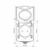Розетка Videx BINERA IP65 наружная 1ая серая (VF-BNW21-G) изображение 4
