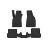 Коврик в салон EVAtech Audi A4 (B6) MT (4 clips) 2000-2004 2 поколі (AU12401CV5AV4RBB)