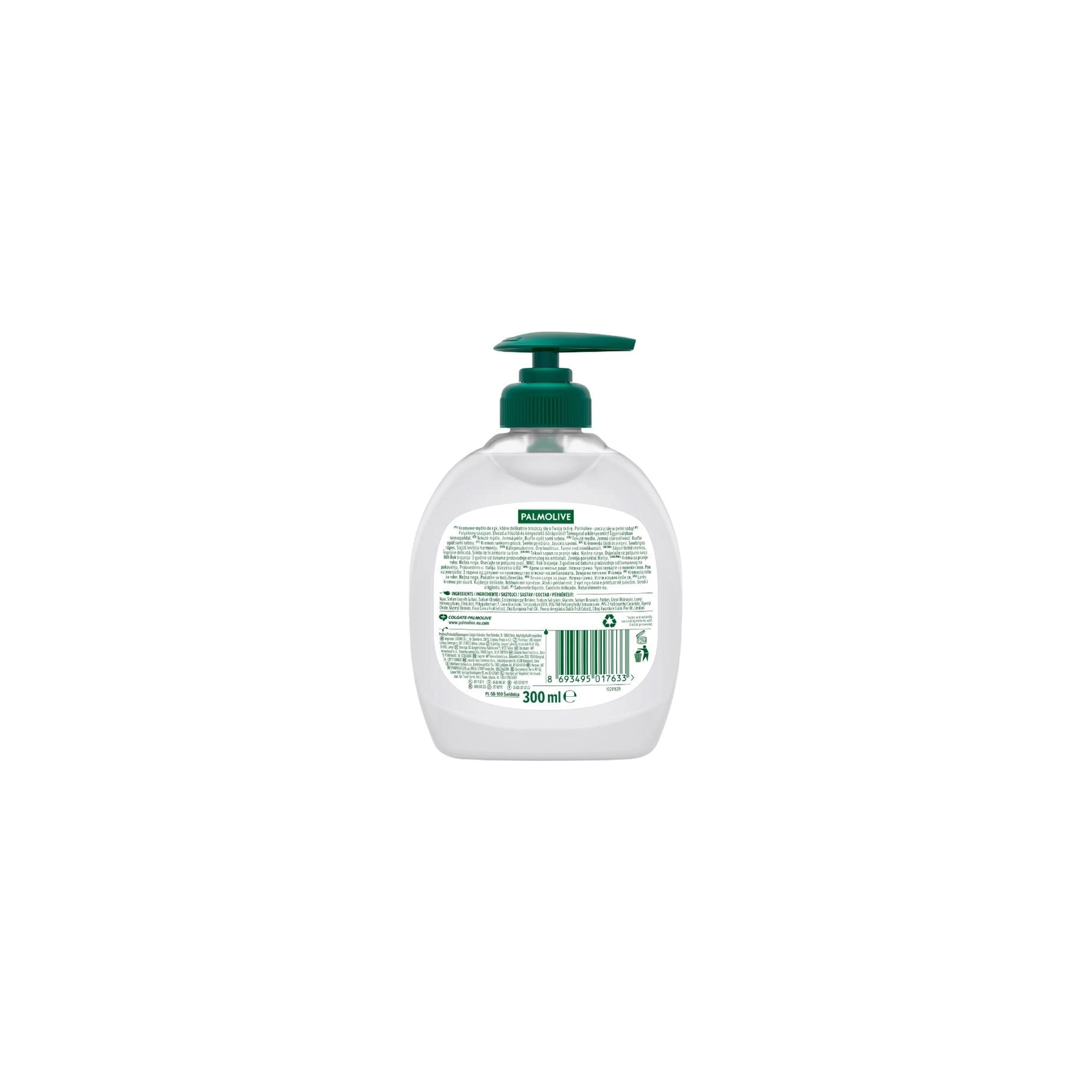 Жидкое мыло Palmolive Naturals Интенсивное увлажнение Молочко и оливка сменный блок 750 мл (8693495025263) изображение 4