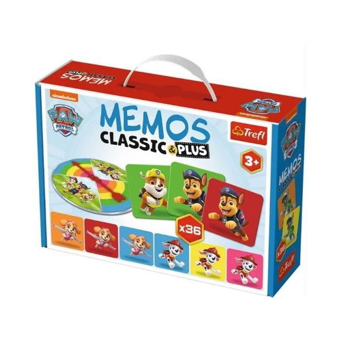 Настільна гра Trefl Мемо Класичні. Цуценячий патруль (Memos Classic&plus. Paw Patrol) (02269)