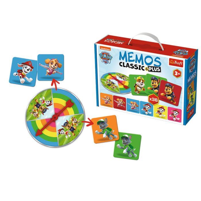Настільна гра Trefl Мемо Класичні. Цуценячий патруль (Memos Classic&plus. Paw Patrol) (02269) зображення 2