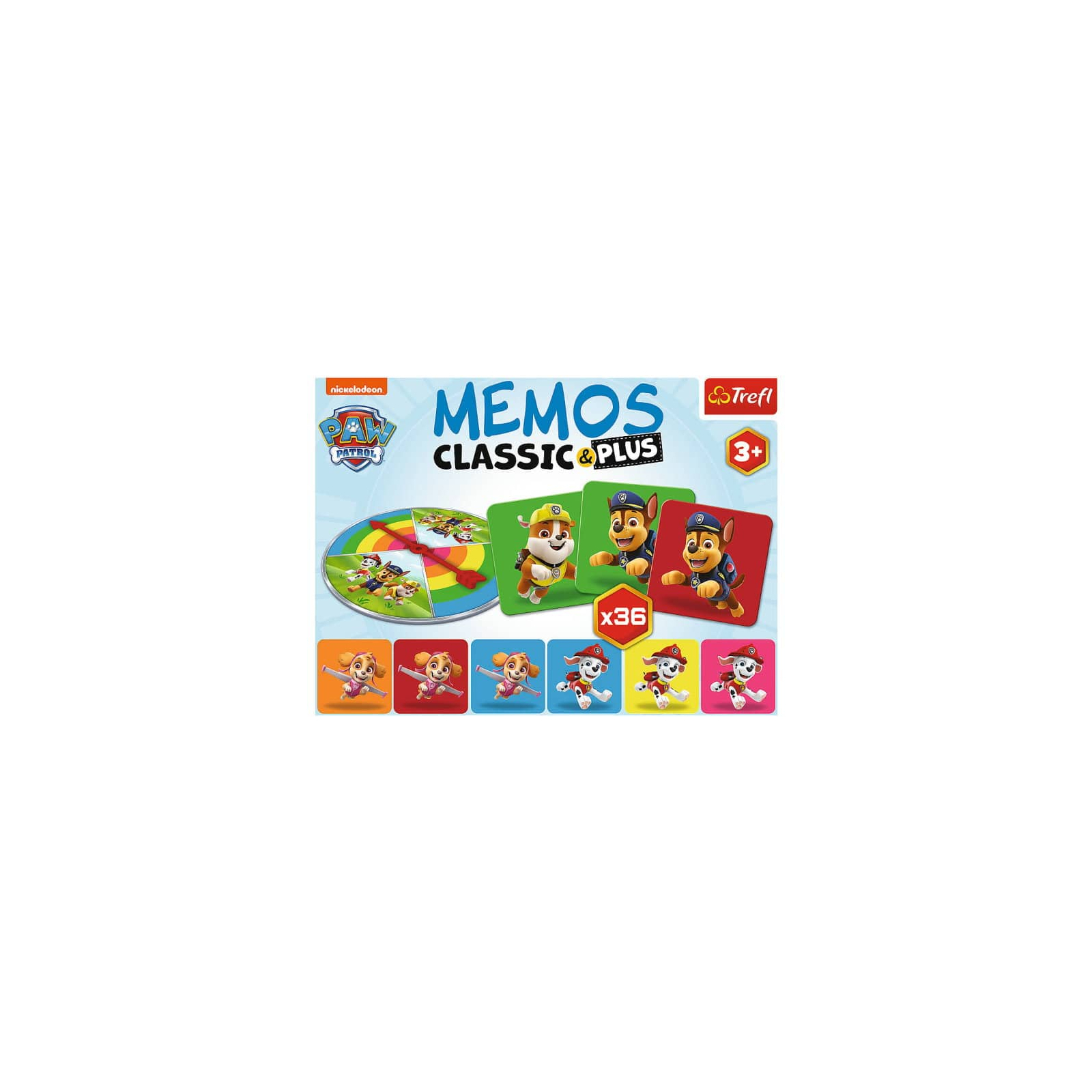 Настольная игра Trefl Мемо Классическое Щенячий патруль (Memos Classic & Plus. Paw Patrol) (02269) изображение 4