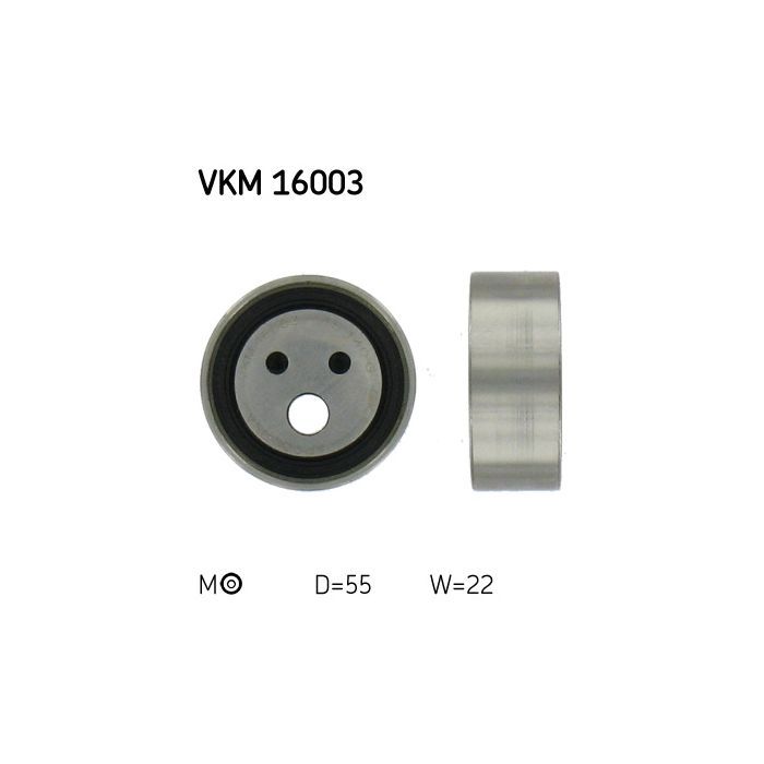 Ролик натягувача ременя SKF VKM 16003