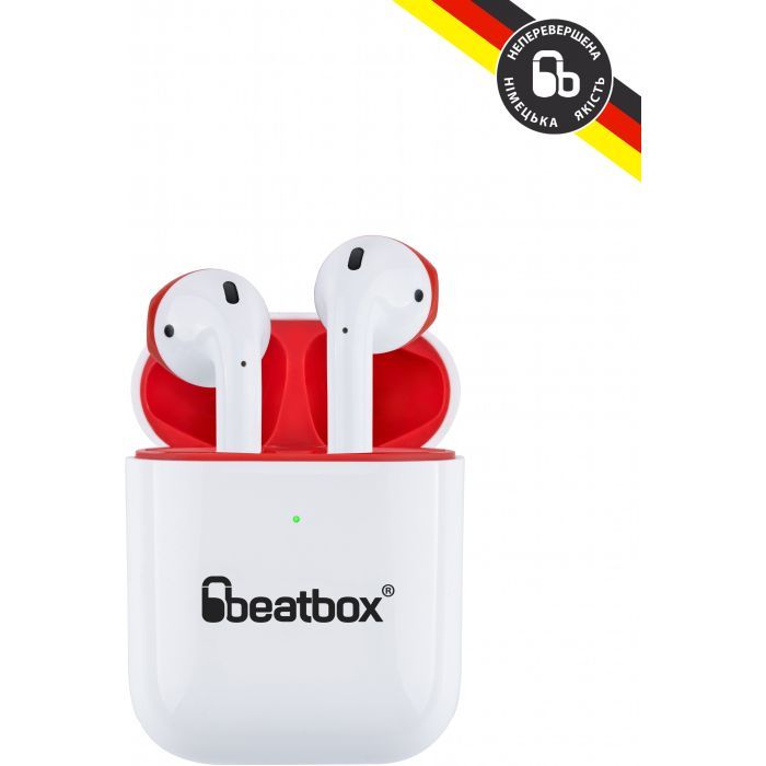 Наушники BeatBox PODS AIR 2 Wireless Сharging Black-Red (bbpair2wcbr) изображение 5