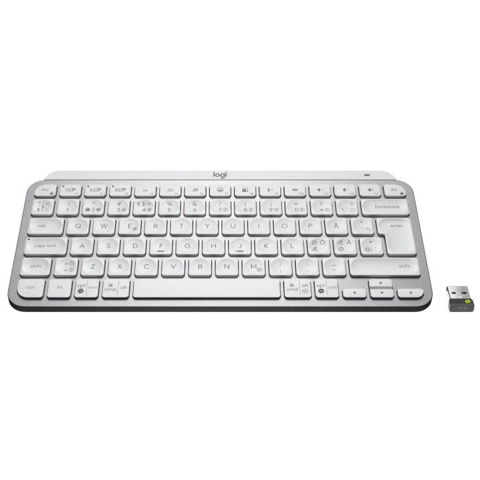 Клавиатура Logitech MX Keys Mini For Business Wireless Illuminated UA Pale Grey (920-010609) изображение 2