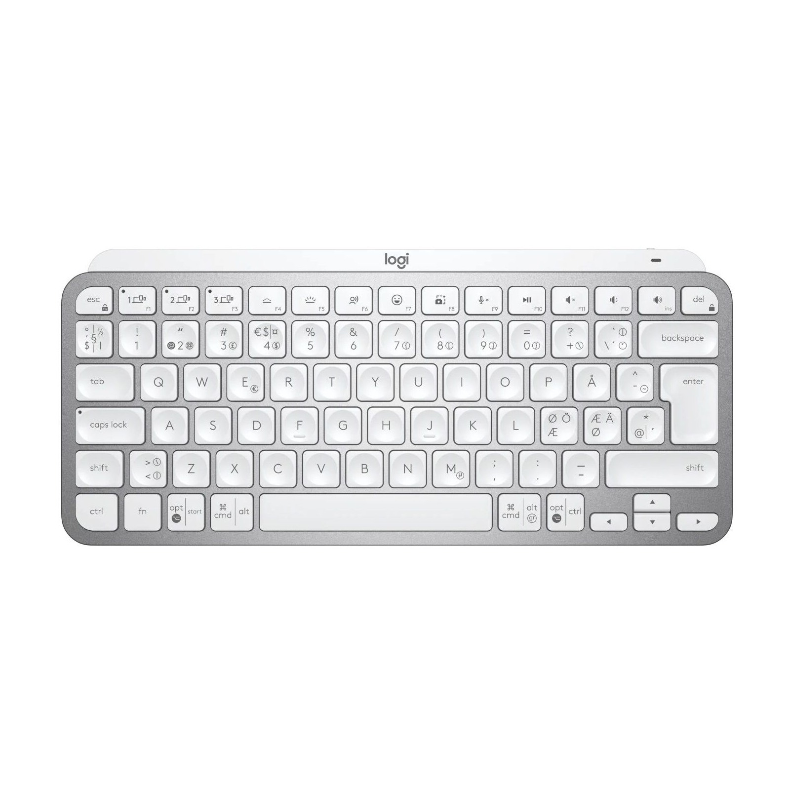 Клавиатура Logitech MX Keys Mini For Business Wireless Illuminated UA Pale Grey (920-010609)