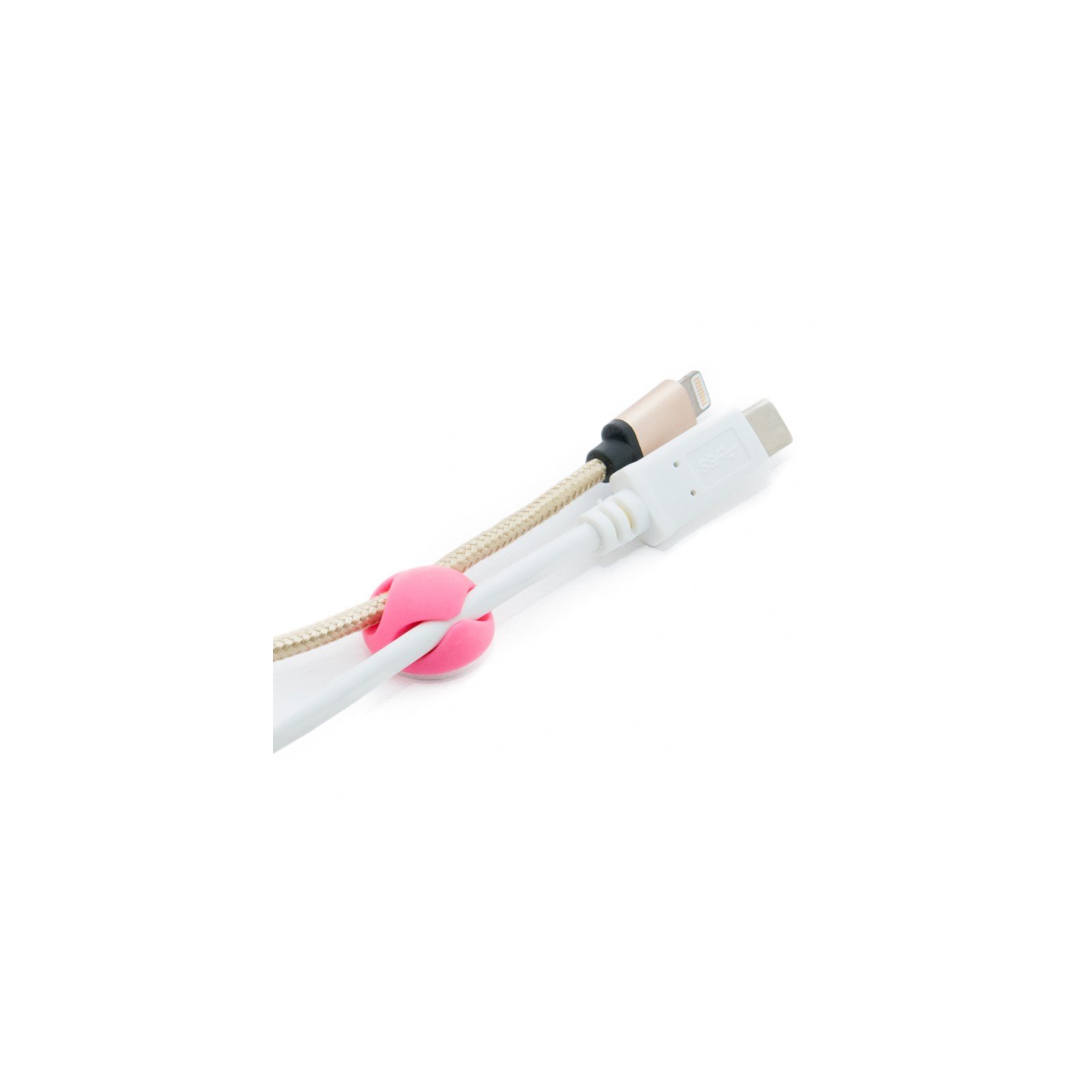 Держатель для кабеля Extradigital CC-929 Cable Clips mini, Pink (KBC1698) изображение 3