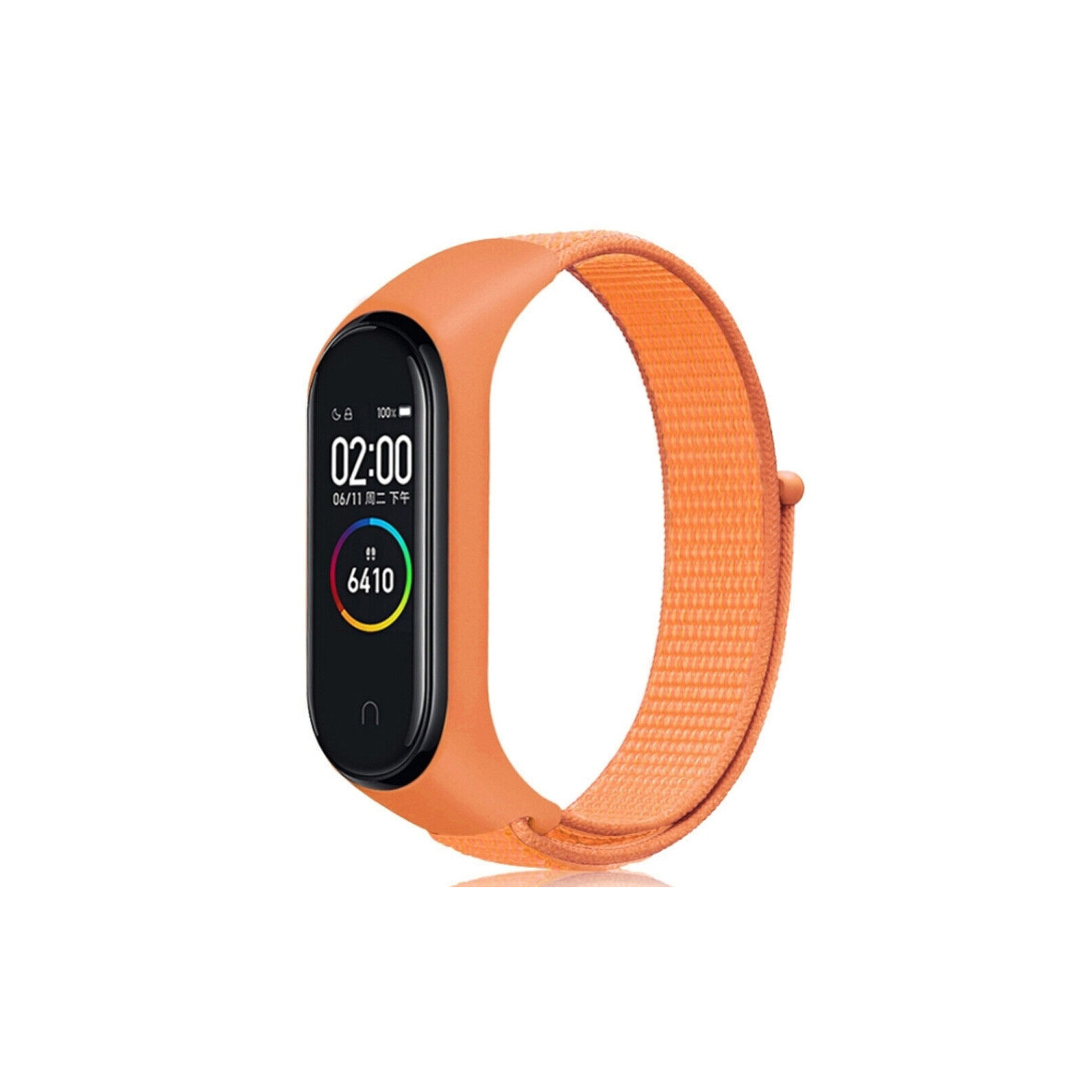 Ремешок для фитнес браслета BeCover Nylon Style для Xiaomi Mi Smart Band 7 Orange (707665)