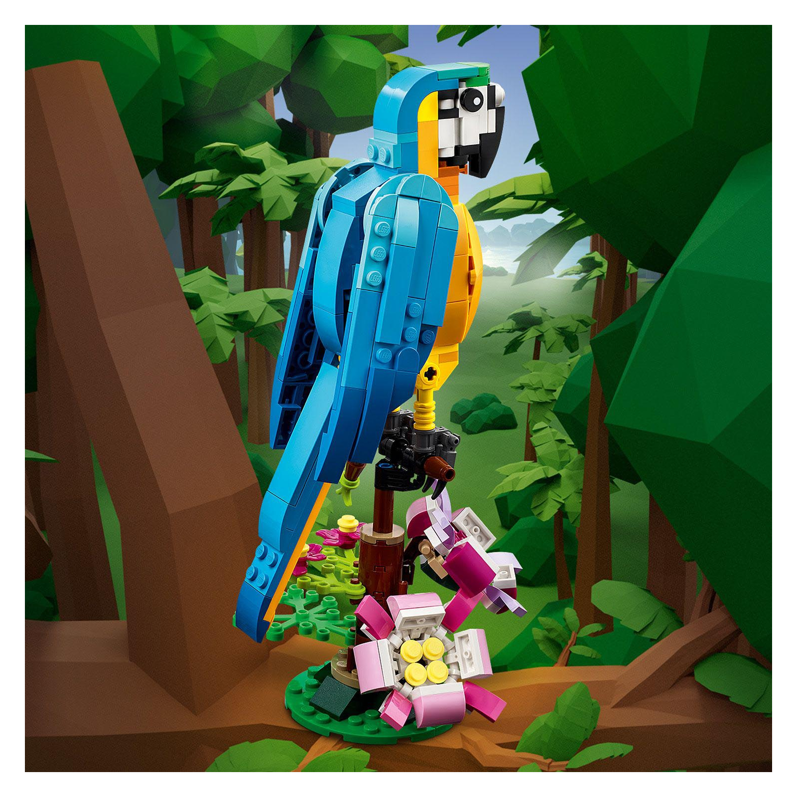 Конструктор LEGO Creator Екзотичний папуга 253 деталі (31136) зображення 3
