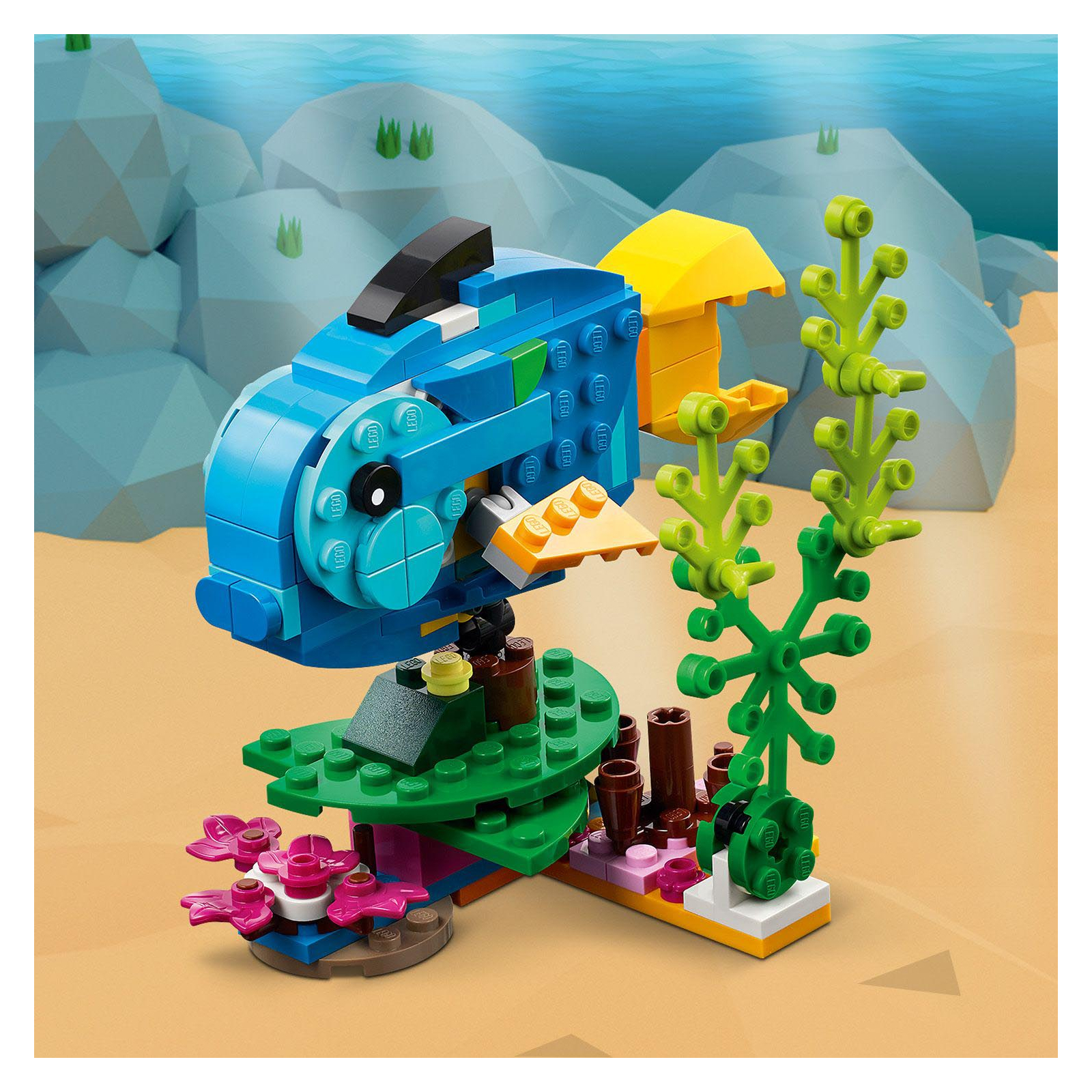 Конструктор LEGO Creator Экзотический попугай 253 детали (31136) изображение 4
