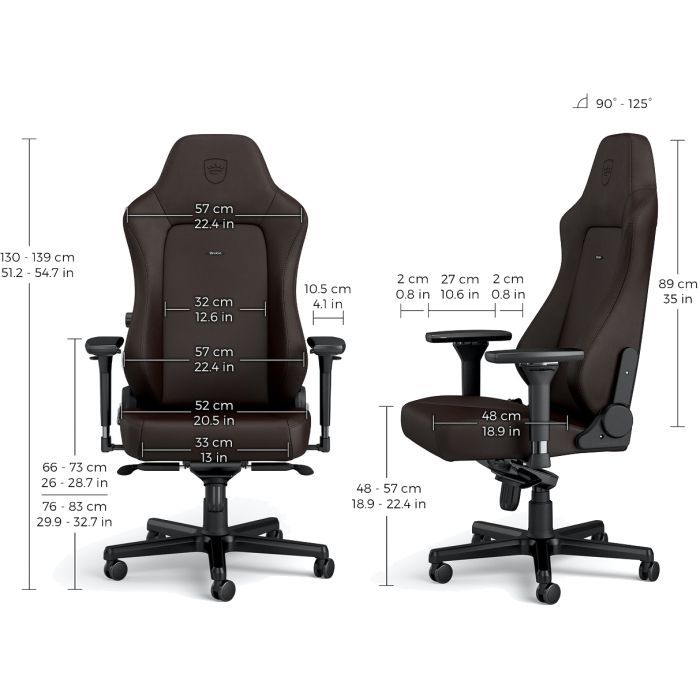Крісло ігрове Noblechairs HERO Java Edition (NBL-HRO-PU-JED) зображення 6
