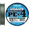 Шнур Sunline Siglon PE н4 150m 0.8/0.153mm 12lb/6.0kg Dark Green (1658.09.18)