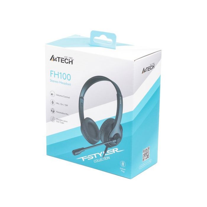 Наушники A4Tech FH100 Stone Black (4711421976831) изображение 6