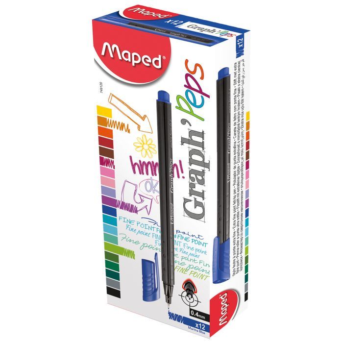 Лайнер Maped Graph Peps 0.4 мм синий (MP.749120) изображение 3