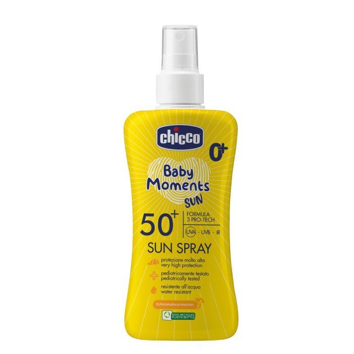 Детское молочко Chicco 50 SPF спрей солнцезащитный 150 мл (11260.00)