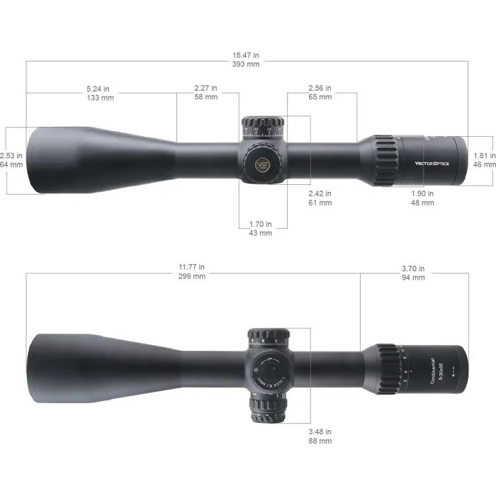 Оптический прицел Vector Optics Continental 5-30x56 (34mm) FFP Ranging (SCFF-41) изображение 9