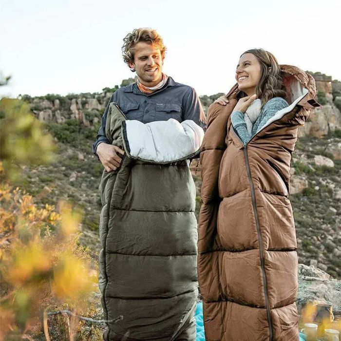 Спальный мешок Naturehike U150 NH20MSD07 Brown Left (6927595764381-L) изображение 3