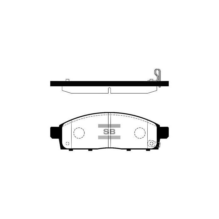 Тормозные колодки HI-Q SP1361