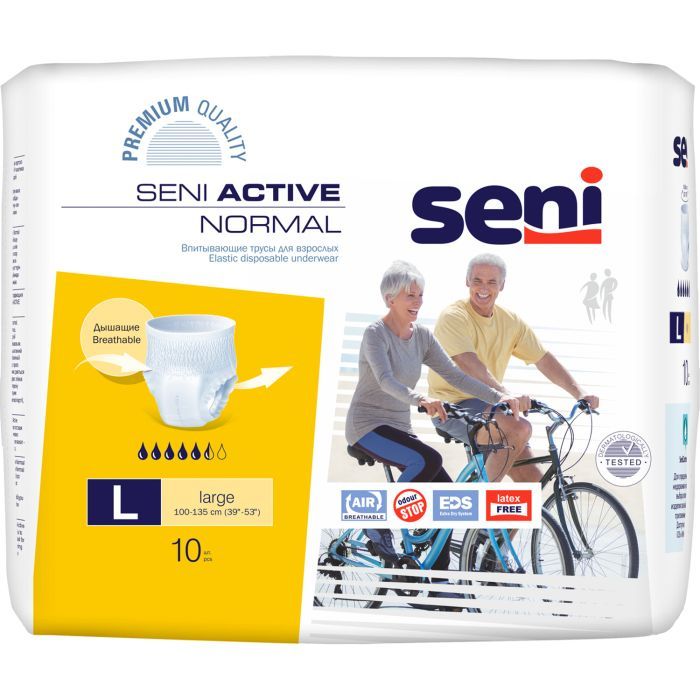 Подгузники для взрослых Seni Active Normal Large 10 шт. (5900516693053)