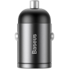 Зарядное устройство Baseus Tiny Star Mini Quick Charge Car Charger USB-A Gray (VCHX-A0G) изображение 2