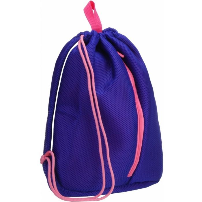 Сумка для взуття Cool For School з кишенею на блискавці, синя (CF86406) зображення 2