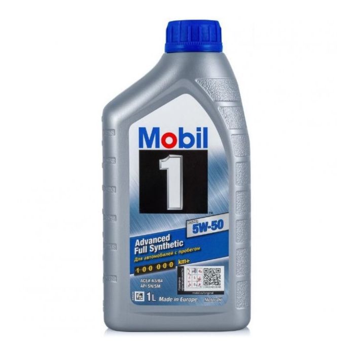 Моторное масло Mobil 1 5w50 1л