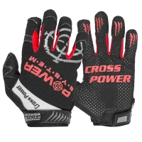 Photos - Gym Gloves Power System Рукавички для фітнесу  Cross Power PS-2860 Black/Red M (PS-286 